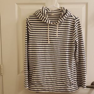 J.Crew striped hoodie pullover - Size S